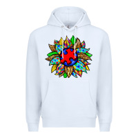 White autism sunflower Premium Hoodie - Zillion Design Studio