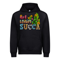 Black not today succa Urban Hoodie - Zillion Design Studio