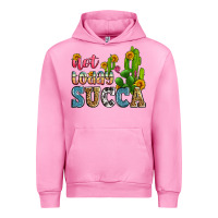 Fuchsia Pink not today succa Urban Hoodie - Zillion Design Studio