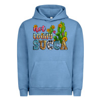 Pigment Pebble Blue not today succa Urban Hoodie - Zillion Design Studio