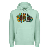 Seafoam western sunflowers Premium Hoodie - RanaPortraitStore