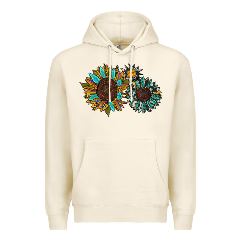 Western Sunflowers Premium Hoodie by RanaPortraitStore | Teevron