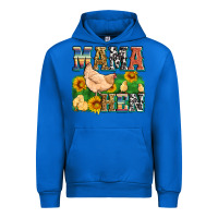 Cobalt mama hen Urban Hoodie - Zillion Design Studio
