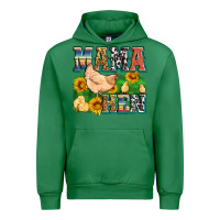 Emerald mama hen Urban Hoodie - Zillion Design Studio