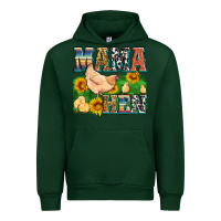 Forest Green mama hen Urban Hoodie - Zillion Design Studio