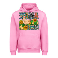 Fuchsia Pink mama hen Urban Hoodie - Zillion Design Studio