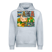 Heather Grey mama hen Urban Hoodie - Zillion Design Studio