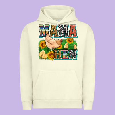 Mama Hen Urban Hoodie Designed By Zillion Design Studio
