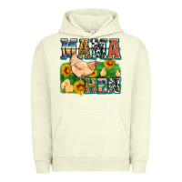 Pigment Pistachio mama hen Urban Hoodie - Zillion Design Studio