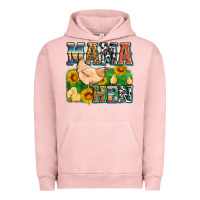Pigment Salmon mama hen Urban Hoodie - Zillion Design Studio