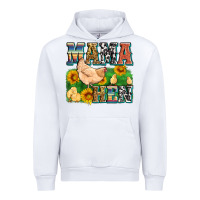 White mama hen Urban Hoodie - Zillion Design Studio