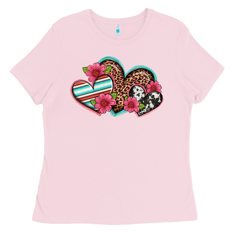 Easter Spring Western Hearts Ladies Tee by Artiststas | Teevron