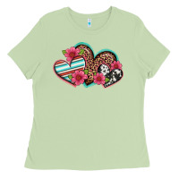 Matcha easter spring western hearts Ladies Tee - Artiststas