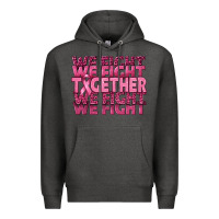 Charcoal Heather Together We Fight Premium Hoodie - texasbilliewilder
