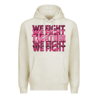Oatmeal Heather Together We Fight Premium Hoodie - texasbilliewilder