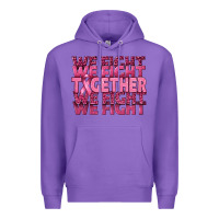 Purple Together We Fight Premium Hoodie - texasbilliewilder