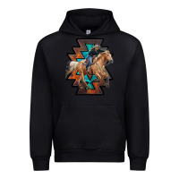 Cowgirl With Aztec Urban Hoodie | Teevron