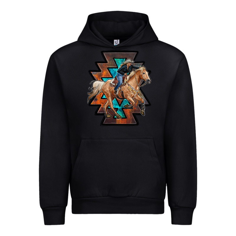 Cowgirl With Aztec Urban Hoodie by RanaPortraitStore | Teevron