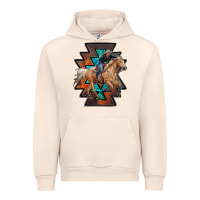 Sandshell cowgirl with aztec Urban Hoodie - RanaPortraitStore