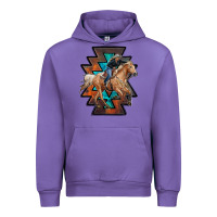 Tulip cowgirl with aztec Urban Hoodie - RanaPortraitStore