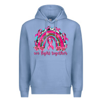 Colony Blue We Fight Together Rainbow Premium Hoodie - texasbilliewilder