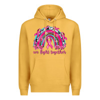 Mustard We Fight Together Rainbow Premium Hoodie - texasbilliewilder