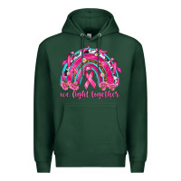 Sports Green We Fight Together Rainbow Premium Hoodie - texasbilliewilder