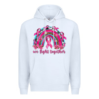 White We Fight Together Rainbow Premium Hoodie - texasbilliewilder