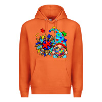 Carrot autism sunflower gnome Premium Hoodie - Zillion Design Studio