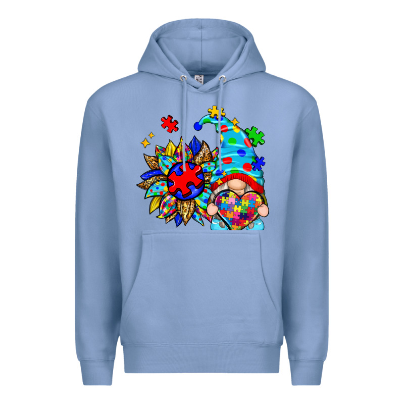 Autism Sunflower Gnome Premium Hoodie by Zillion Design Studio | Teevron