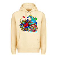 Pina Colada autism sunflower gnome Premium Hoodie - Zillion Design Studio