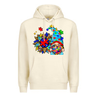 Sandshell autism sunflower gnome Premium Hoodie - Zillion Design Studio