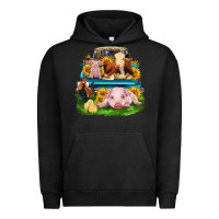 Farm Truck Animals Urban Hoodie | Teevron