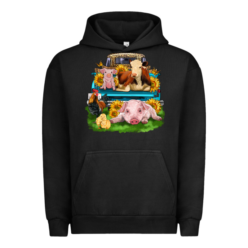 Farm Truck Animals Urban Hoodie by Zillion Design Studio | Teevron