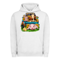 Pigment Lunar Rock farm truck animals Urban Hoodie - Zillion Design Studio