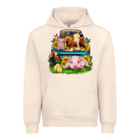 Sandshell farm truck animals Urban Hoodie - Zillion Design Studio