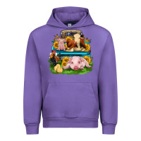 Tulip farm truck animals Urban Hoodie - Zillion Design Studio