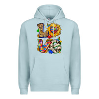 Blue Mist autism love Premium Hoodie - Zillion Design Studio