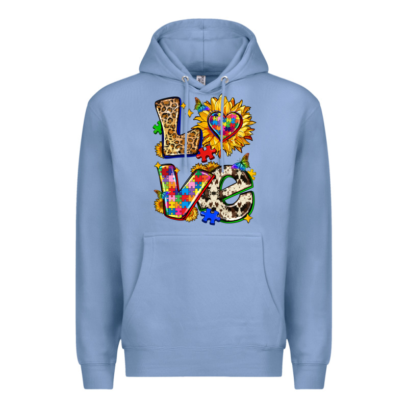 Autism Love Premium Hoodie by Zillion Design Studio | Teevron