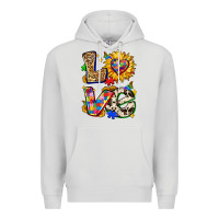 Dove Grey autism love Premium Hoodie - Zillion Design Studio