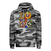 Slate Camo autism love Premium Hoodie - Zillion Design Studio