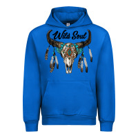 Cobalt wild soul boho skull Urban Hoodie - RanaPortraitStore