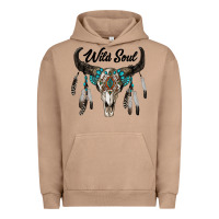 Pigment Burro wild soul boho skull Urban Hoodie - RanaPortraitStore
