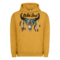 Pigment Peanut Butter wild soul boho skull Urban Hoodie - RanaPortraitStore