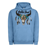 Wild Soul Boho Skull Urban Hoodie | Teevron