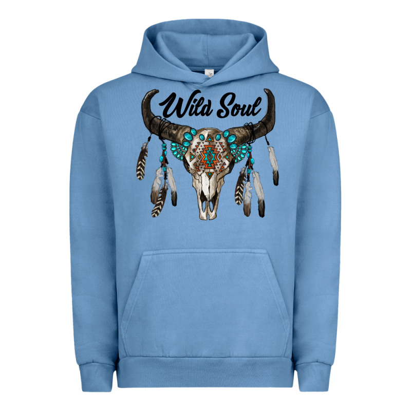 Wild Soul Boho Skull Urban Hoodie by RanaPortraitStore | Teevron