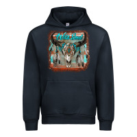 Navy wild soul boho skull with background Urban Hoodie - RanaPortraitStore