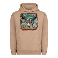 Pigment Burro wild soul boho skull with background Urban Hoodie - RanaPortraitStore
