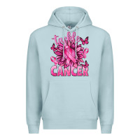 Blue Mist Tackle Cancer with Sunflower Premium Hoodie - texasbilliewilder