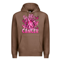 Chestnut Tackle Cancer with Sunflower Premium Hoodie - texasbilliewilder